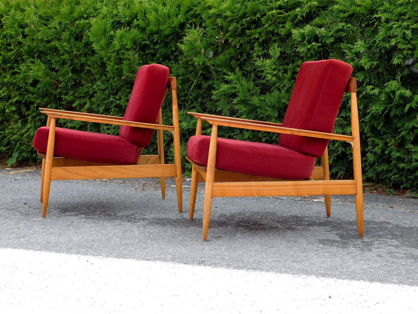 Pair of Mid century arm chairs