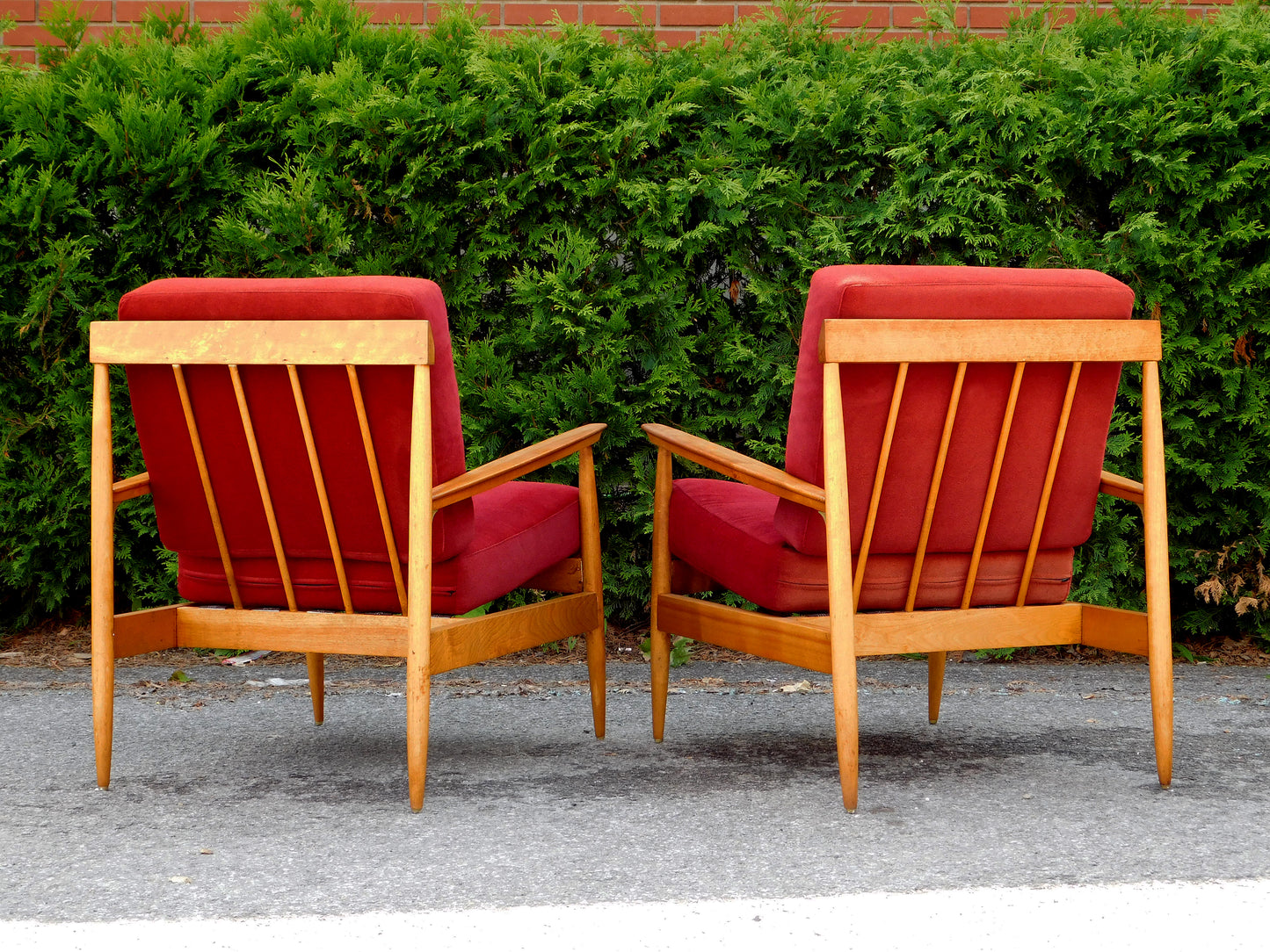 Pair of Mid century arm chairs