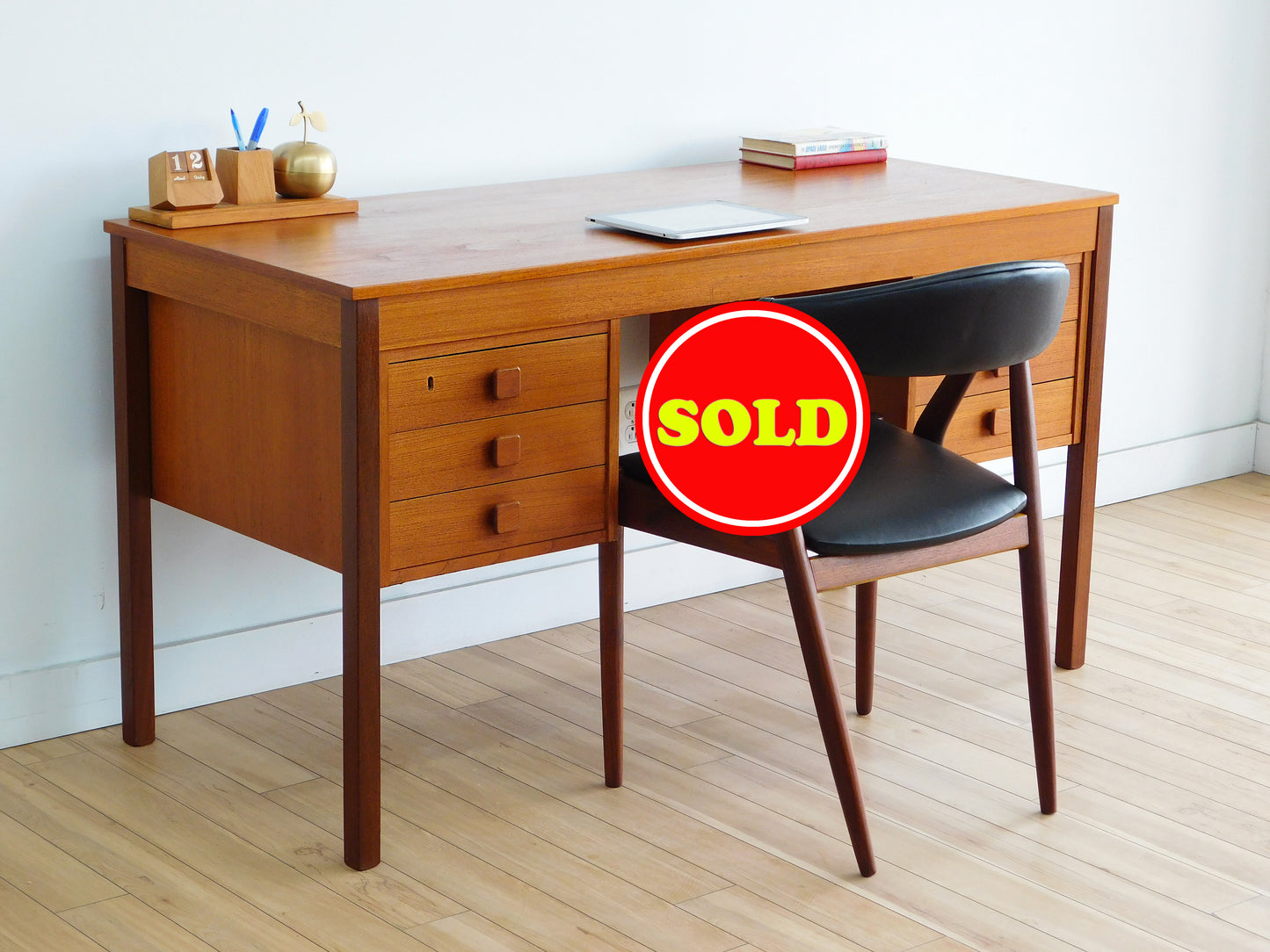 Danish Teak Desk for Domino Møbler