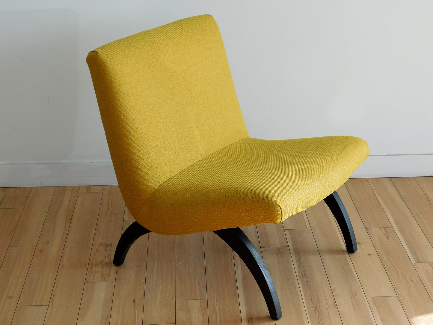 Milo Baughman style Scoop chairs
