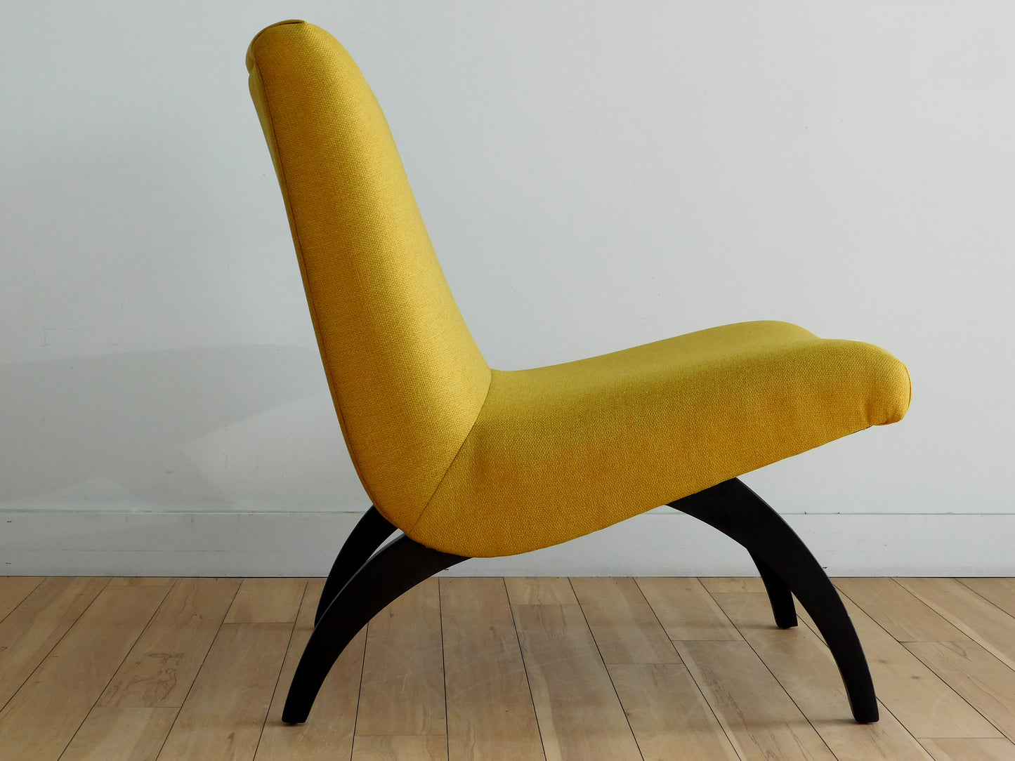 Milo Baughman style Scoop chairs