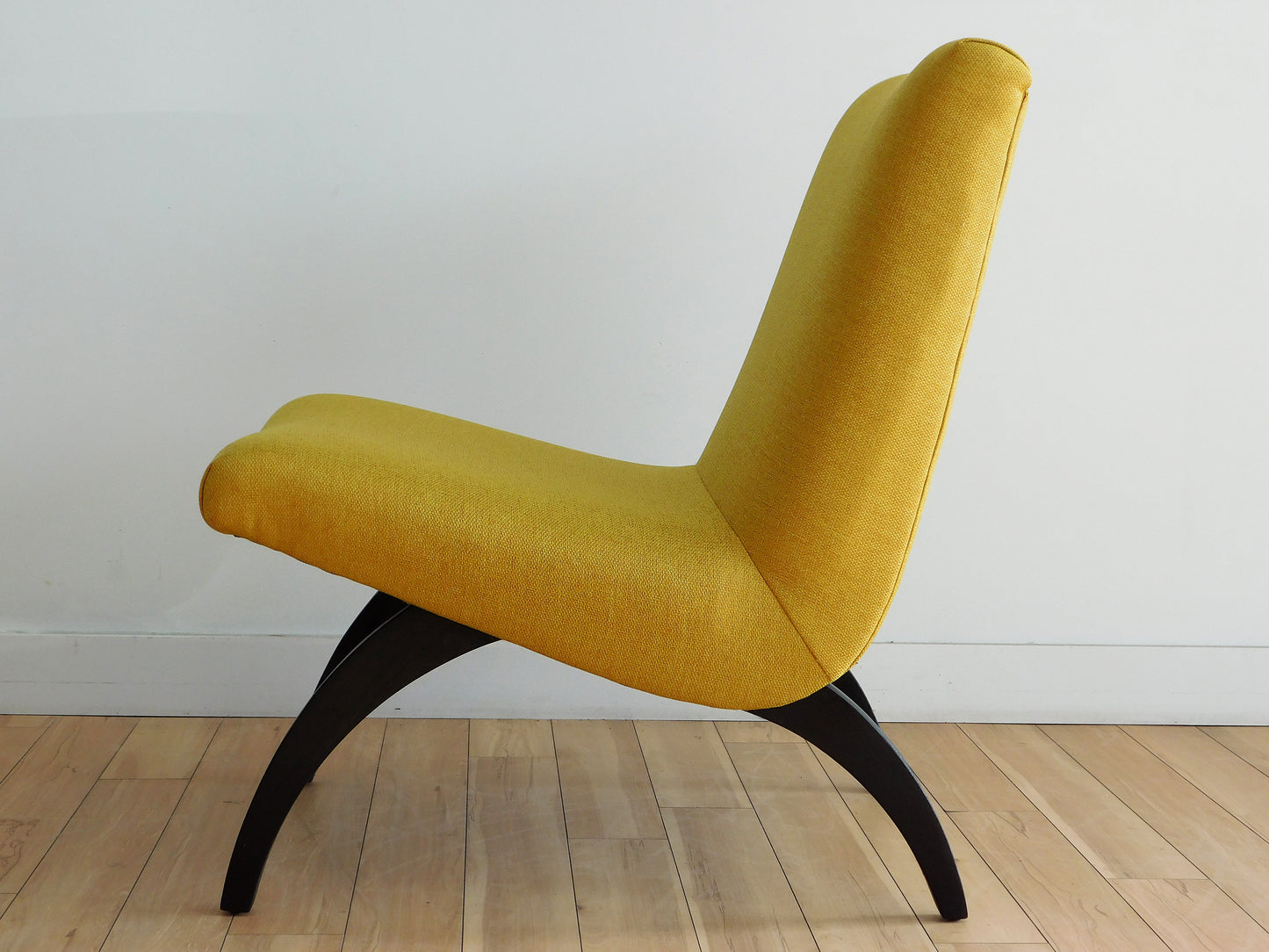 Milo Baughman style Scoop chairs