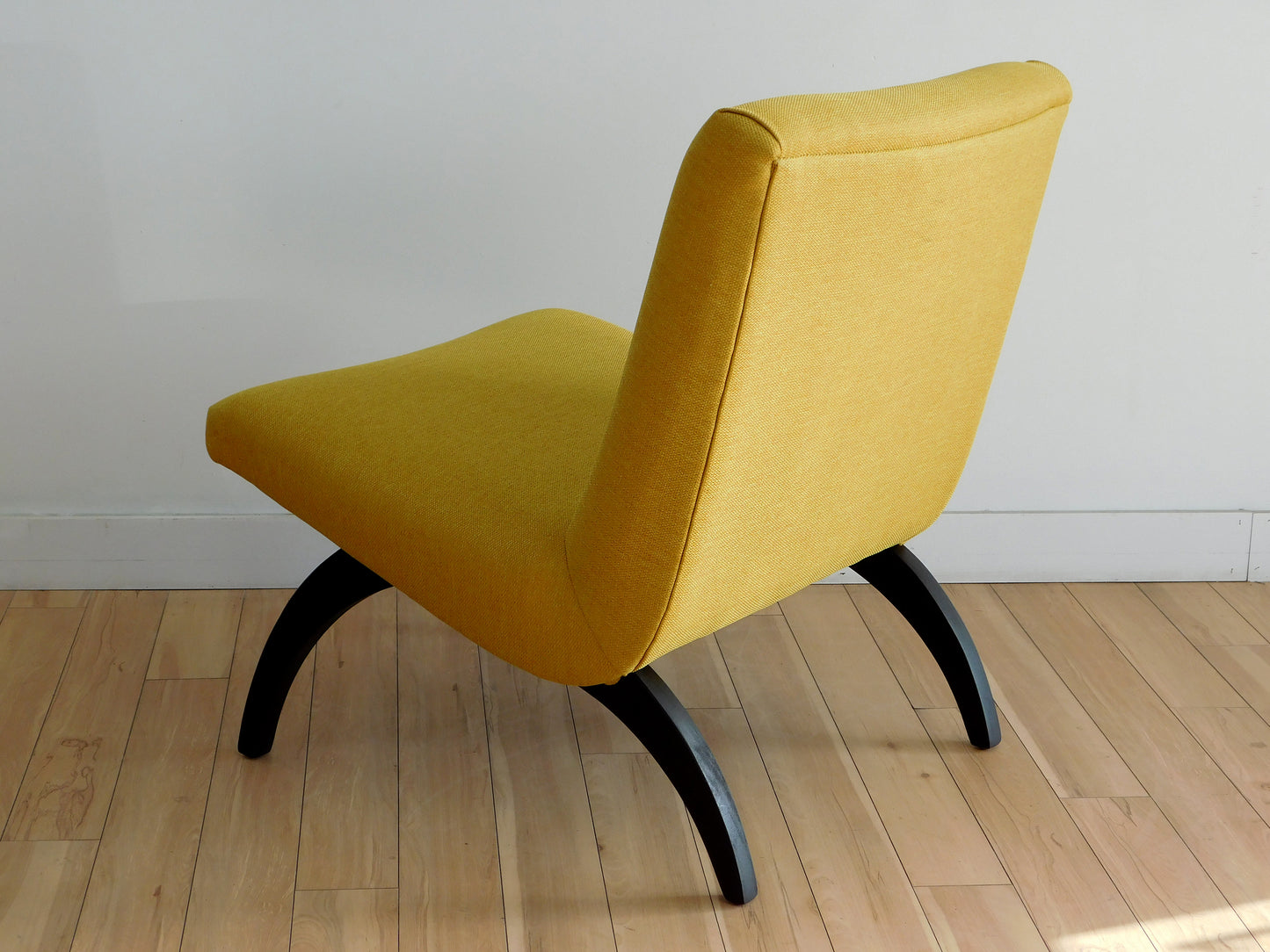Milo Baughman style Scoop chairs