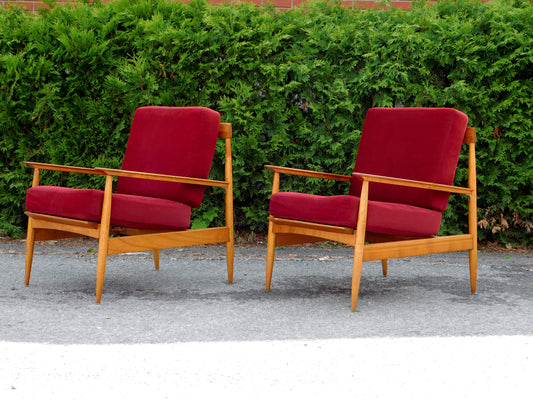 Pair of Mid century arm chairs