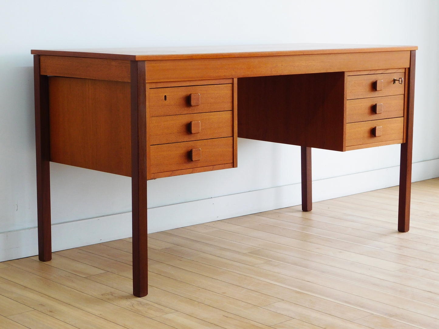 Danish Teak Desk for Domino Møbler