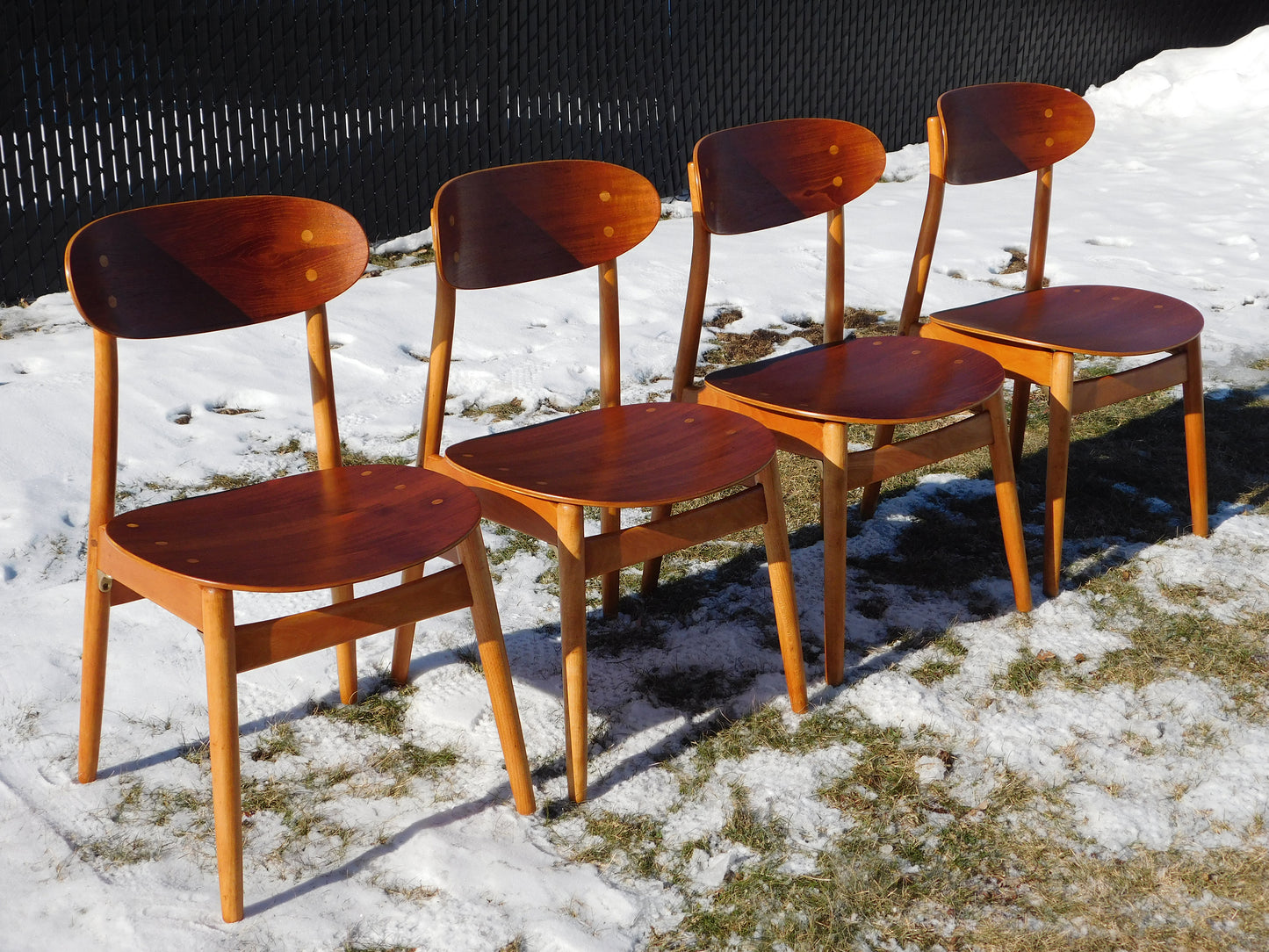 Set of Four ‘Eva’ Chairs by Sven-Erik Fryklund for Hagafors Stolfabrik AB