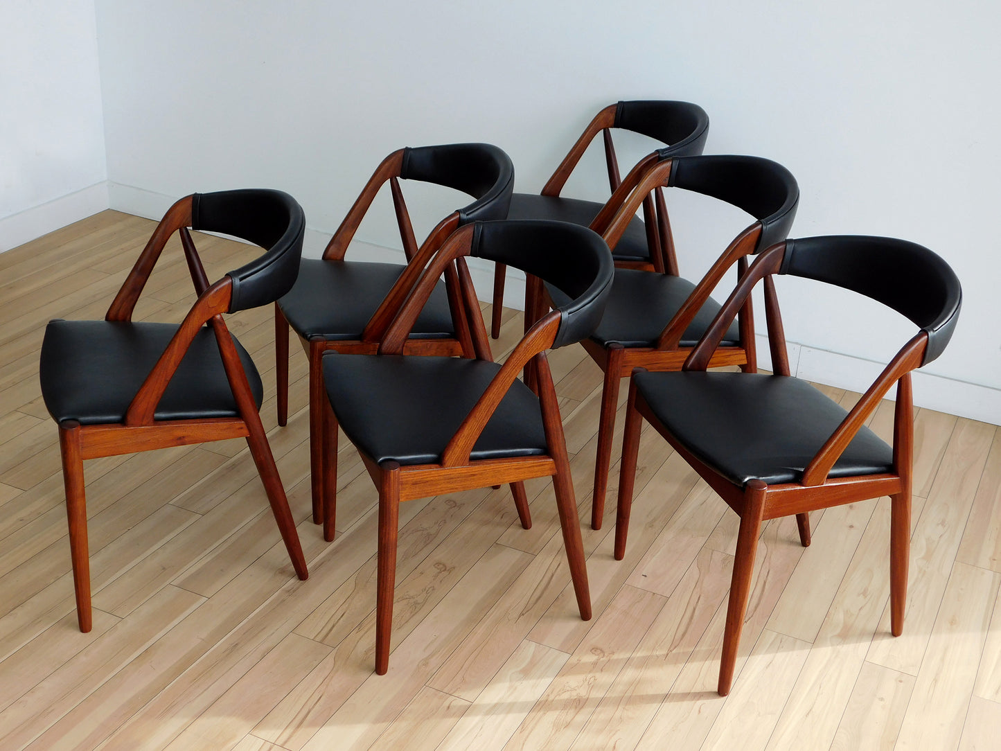 Chaises de salle à manger Kai Kristiansen modèle 31 par Schou Andersen Møbelfabrik