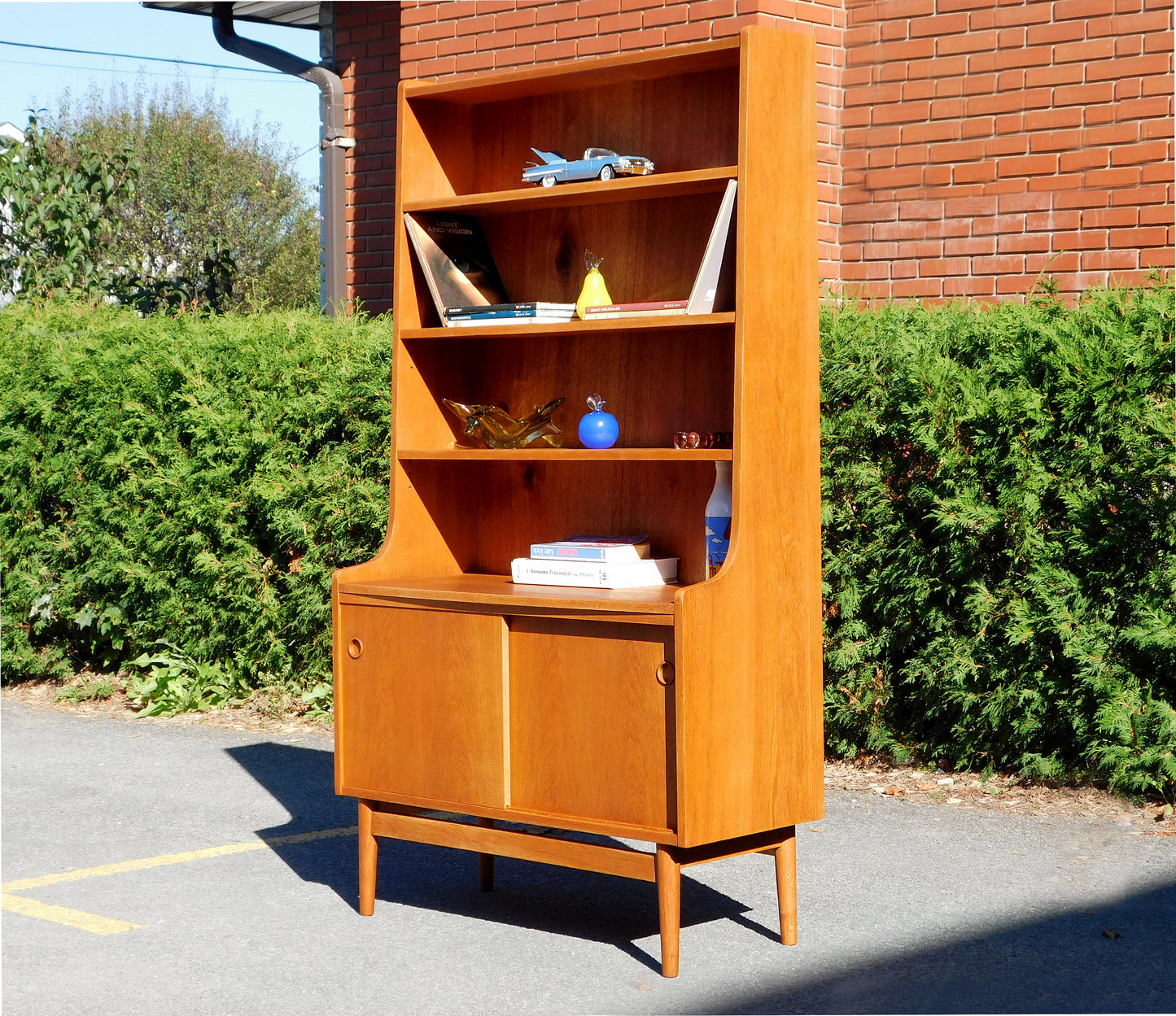 Danish display bookcase