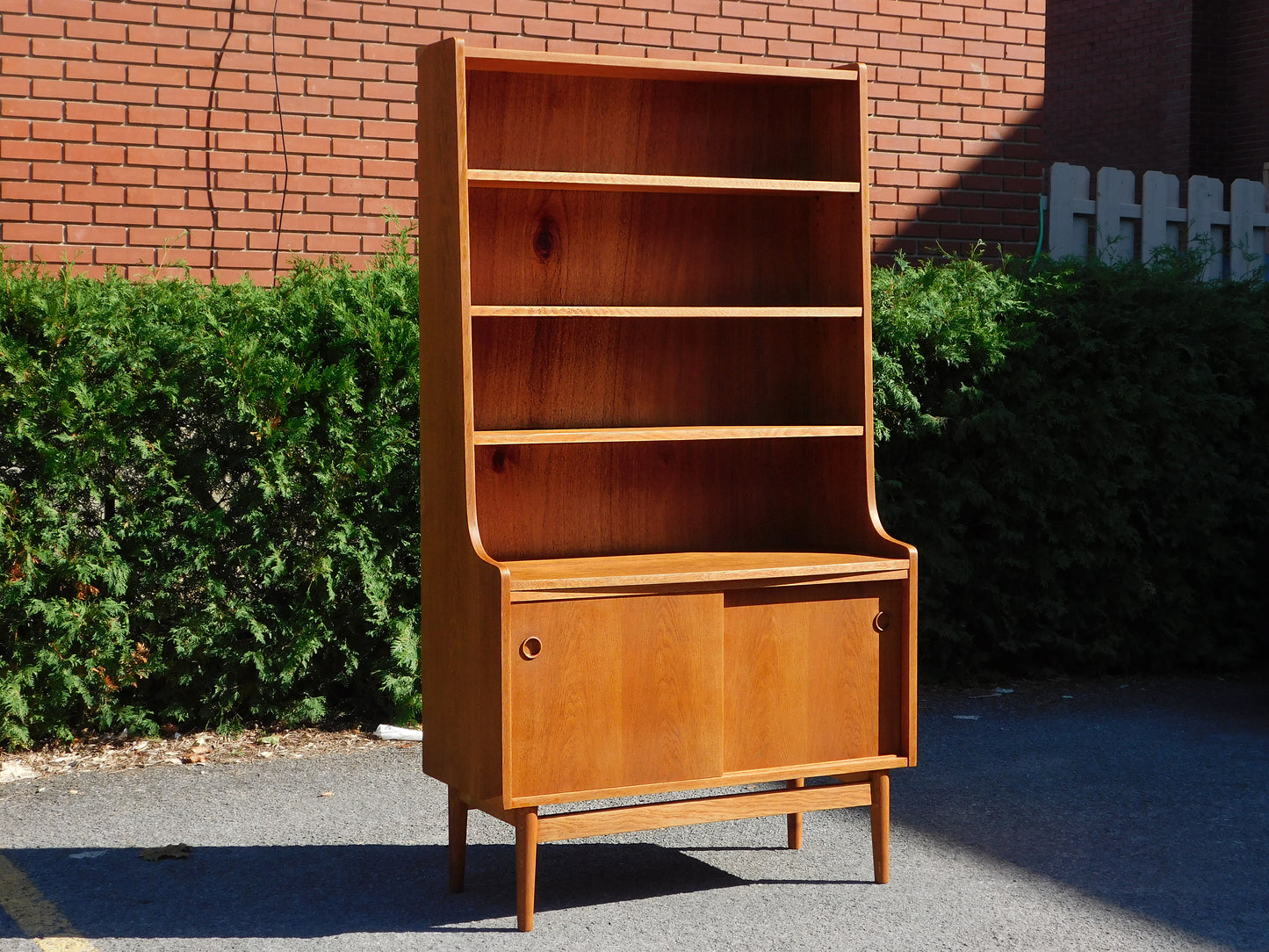 Danish display bookcase