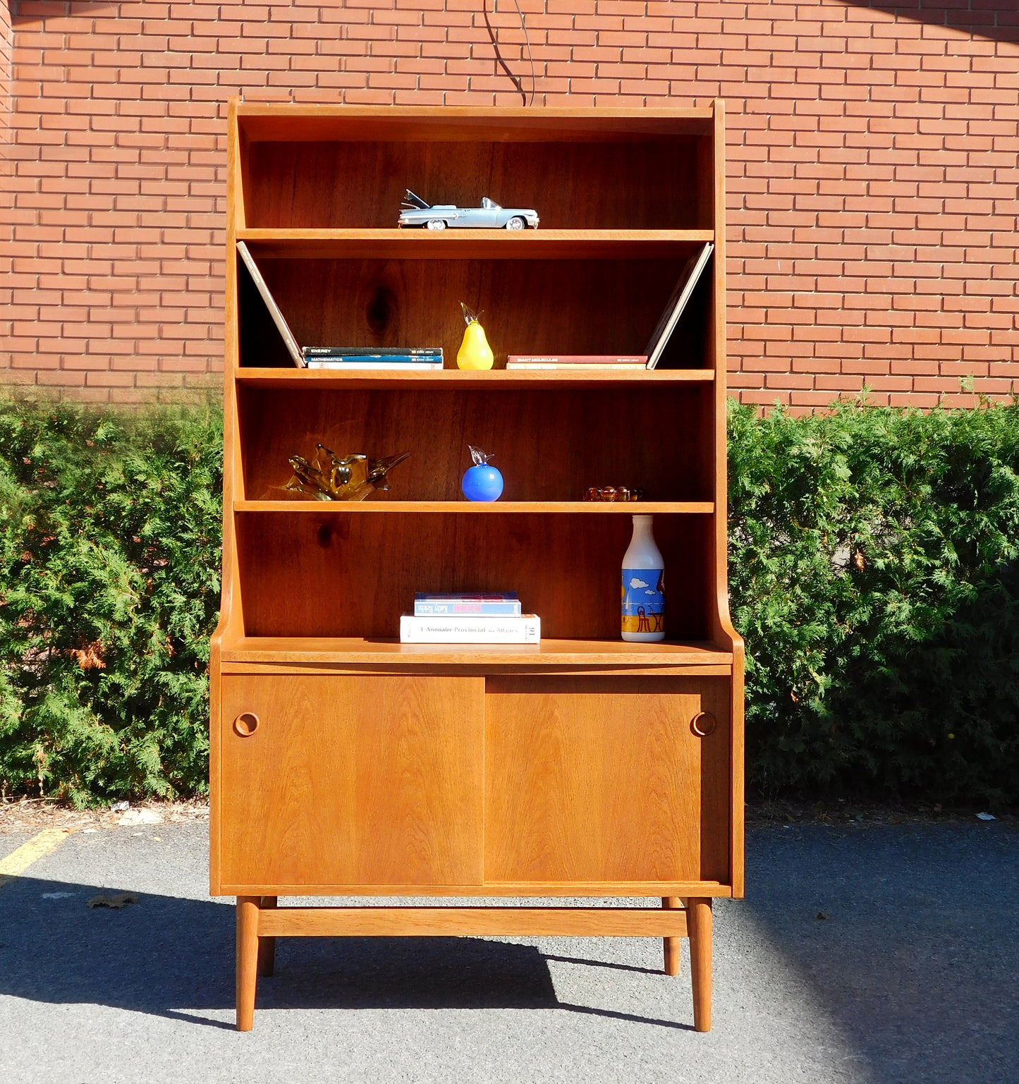 Danish display bookcase