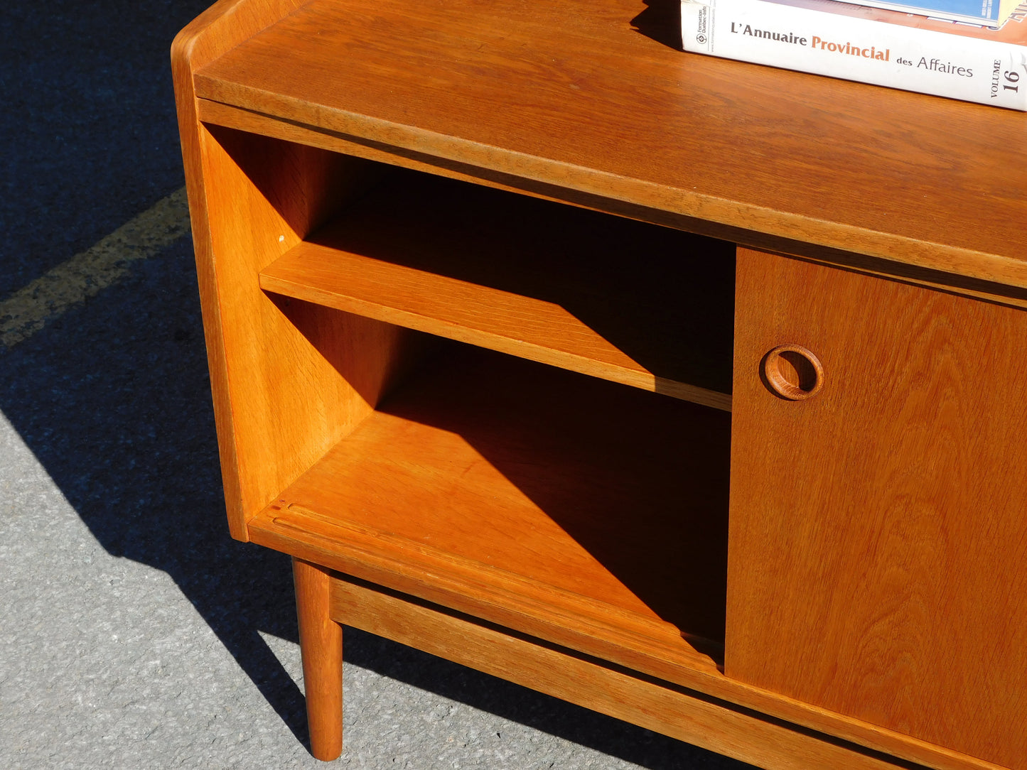 Danish display bookcase