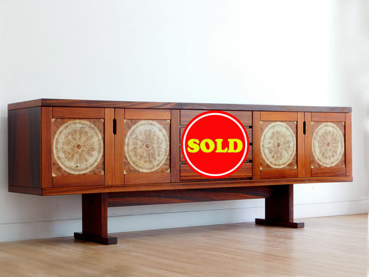 Danish Gangsø Møbler Rosewood Sideboartd by Poul Hermann