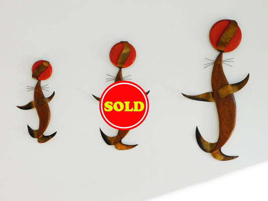 Art mural paire de sceaux Masketeers