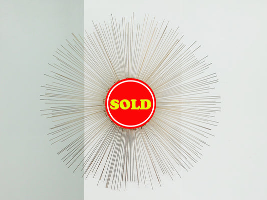 Curtis Jere Starburst style POM POM Abstract Wall Sculpture