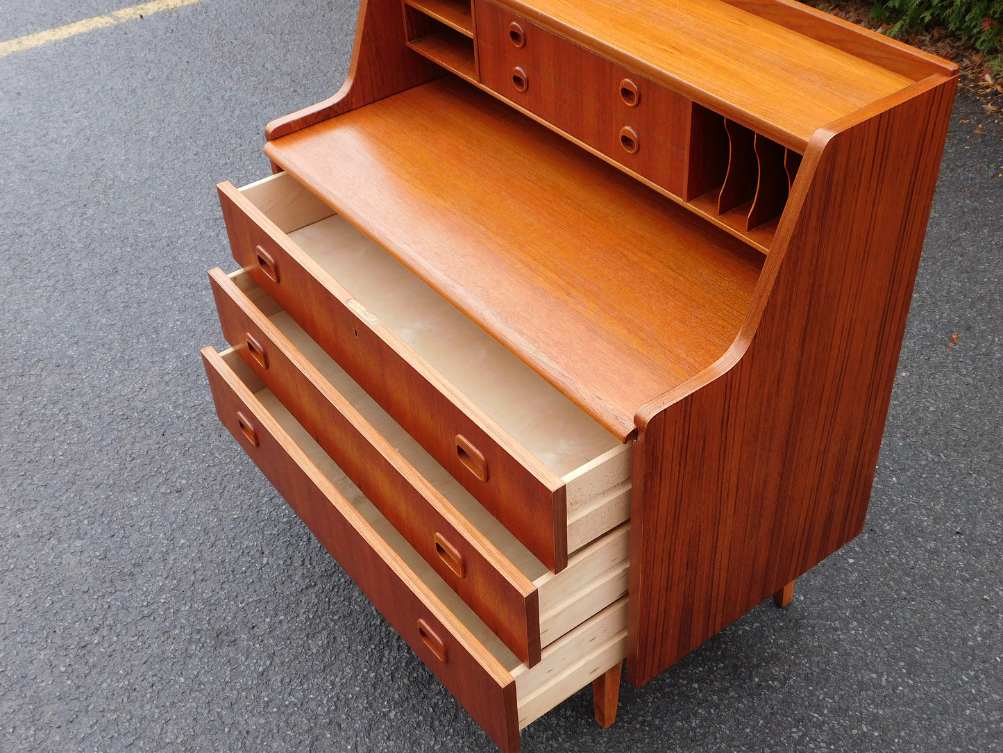 Swedish Secretary writing desk by Bröderna Gustafsson