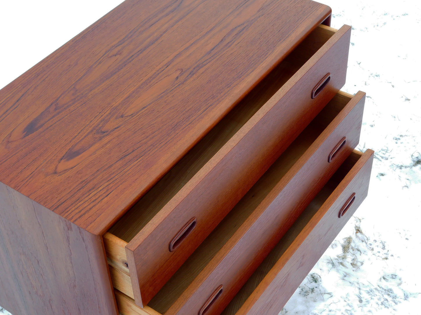 Danish 3 drawer teak dresser