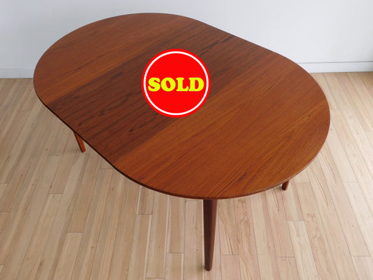 Teak Mid century dining table
