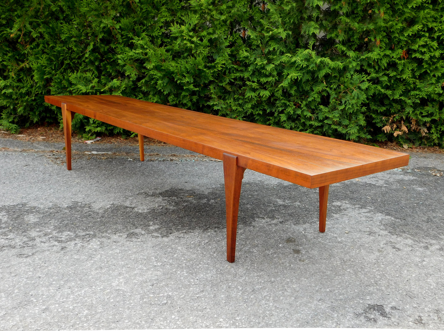 Table basse de planche de surf du milieu du siècle