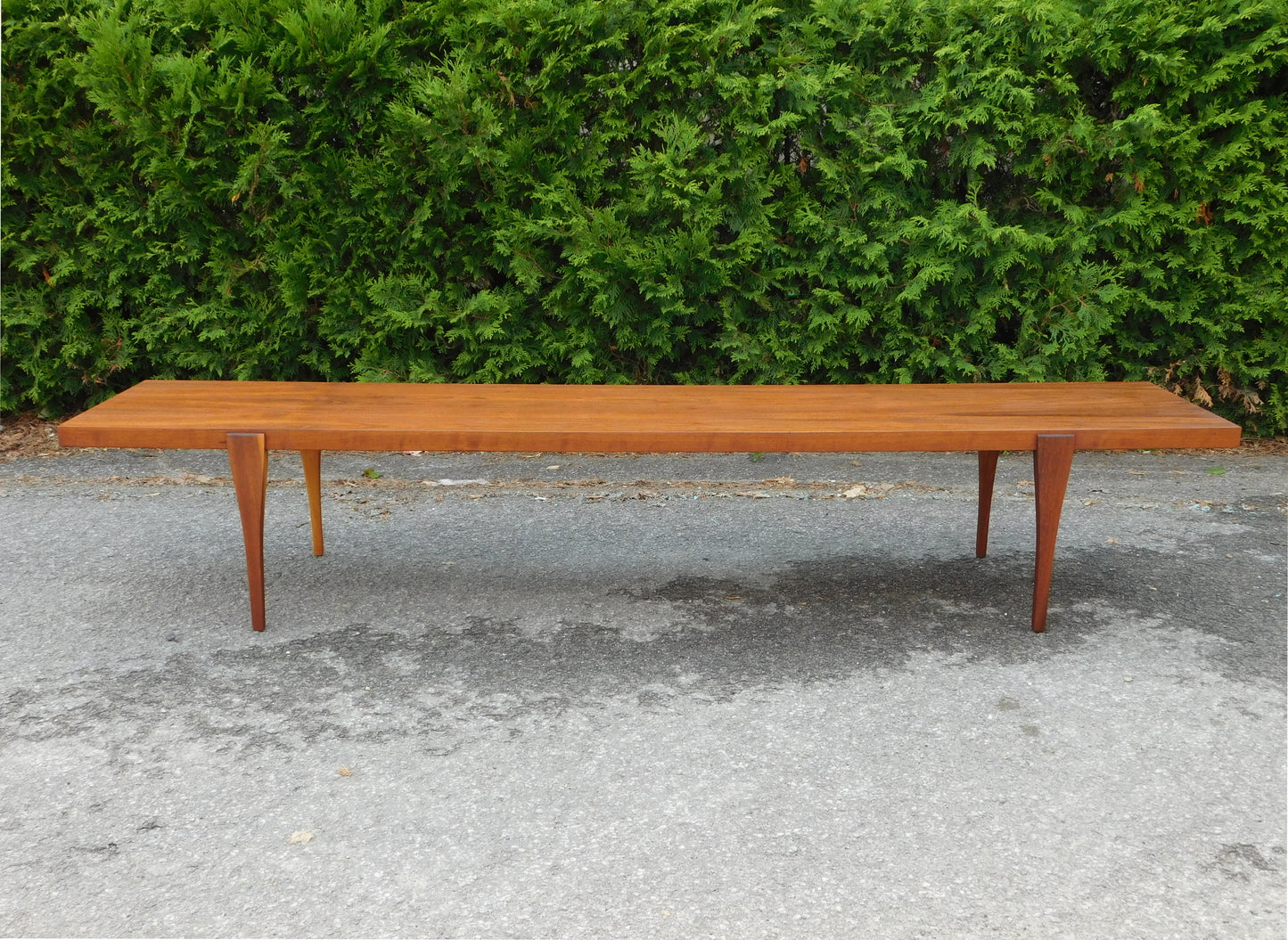 Table basse de planche de surf du milieu du siècle