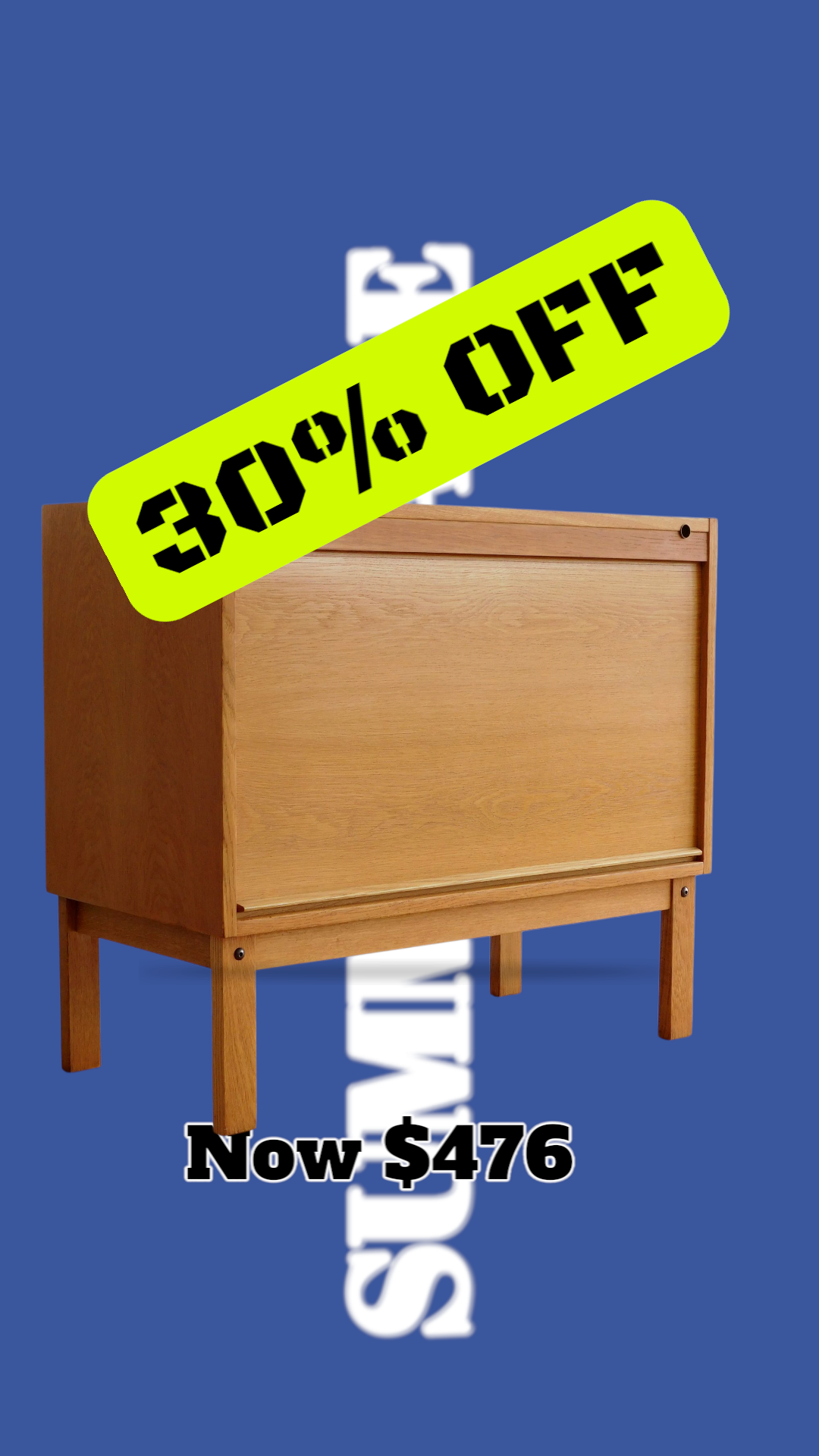 Mid century Index file cabinet