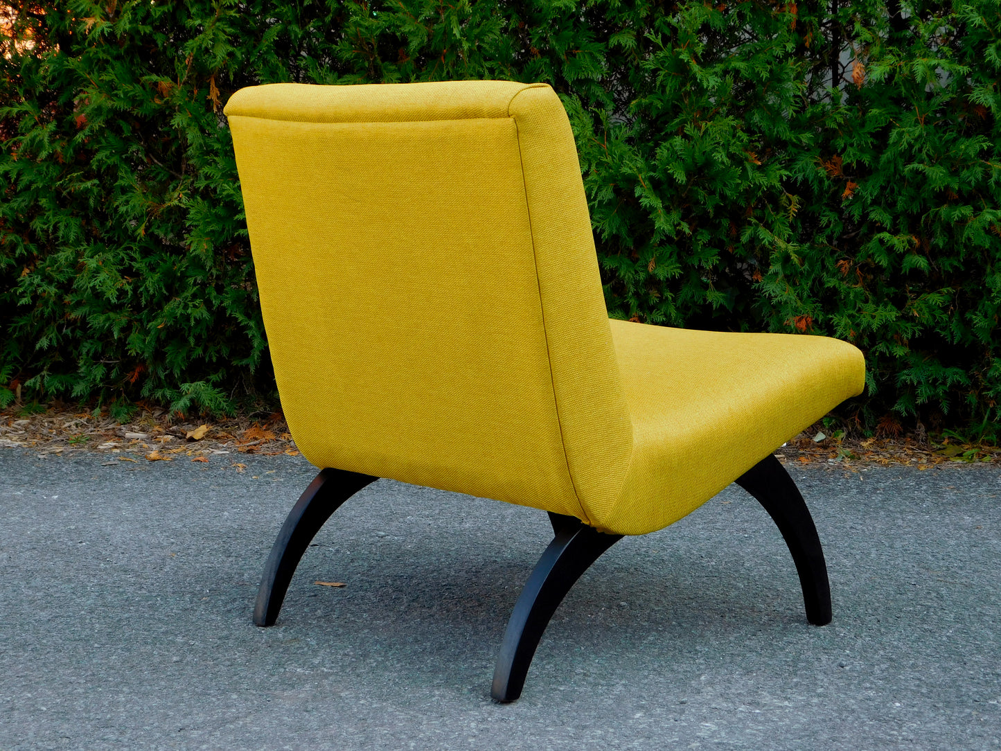 Milo Baughman style Scoop chairs